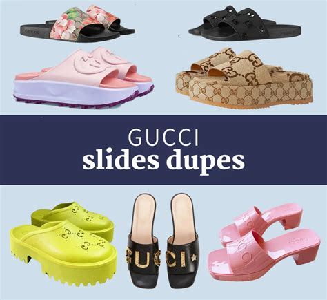 gucci slide dupe amazon|gucci look alike slides.